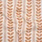 1 Yard Tangerine Leaves and Stripes Cotton Canvas Print Fabric